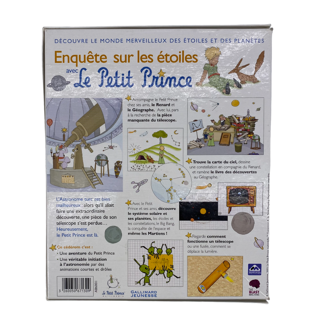 Voir photo 2 de Le Petit Prince : Enquête sur les Etoiles Le Petit Prince : Enquête sur les Etoiles Très bon état - Vue 2 -